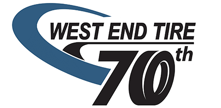 West End Tire Logo 70th Anniversary